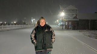 Ocean City Maryland Winter Storm Drawbridge Tender Commute