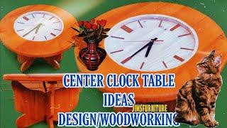 VERY AMAZING CLOCK CENTER TABLE BUTTERFLY STAND