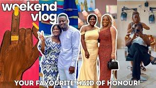 MAID OF HONOUR DUTIES! WEDDINGS IN GHANA | Life In Ghana / Life In Accra | Weekend Vlog