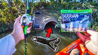 Testing *NEW* Googan Baits in TOPWATER Bass Pond (HUGE Blowups!!)