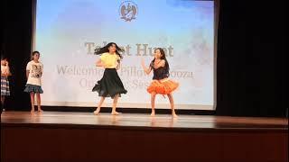 Me and my friend dance in talent hunt at school  #dance #school #rashi #khalaasi