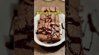 Quick & Easy Walnut Brownie recipe #shorts