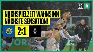 Last-Minute-Brünker ins Halbfinale: Saarbrücken - Gladbach 2:1 | DFB-Pokal | DAZM Highlights