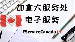 加拿大服务处电子服务 EServiceCanada