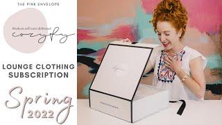 Cozyfy Spring 2022 Spoilers, Try-On, & Unboxing  - Lounge Clothing Subscription Box + Self Care