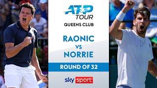 Weltrekord! Raonic gelingen 47 Asse gegen Norrie | Highlights - Sky Sport Tennis