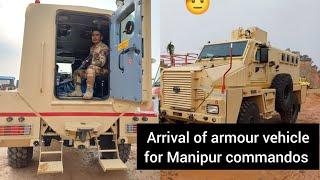 Manipur police ki BP Armour vehicles Imphal thunglare