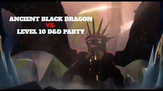 Running an Ancient Black Dragon - D&D 5e