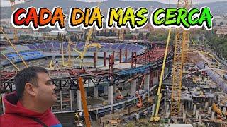 OBRAS EN EL CAMP NOU A 13/11/24. LOS EXTERIORES TOMAN UN NUEVO IMPULSÓ