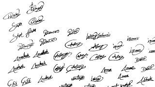 Signature for my Subscribers️ HowToWrite #signature #signaturesigning