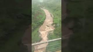 raining beautiful view train