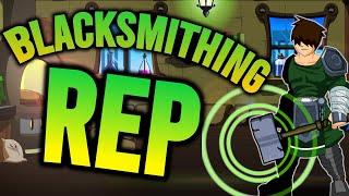 =AQW= How to get REWORKED Blacksmithing Rep FAST!