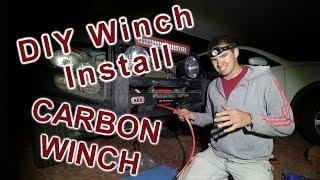 How To Install A 4wd Winch | Carbon 12000lb Winch | Project Cyan