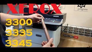 XEROX 3335 / 3345 Ремонт печки. Тефлоновый вал. Upper Fuser Roller. Repair