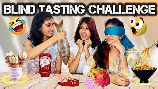 BLIND TASTING CHALLENGE WITH AMMA & CHECHI🫣 | chechi pani thannu | thejathangu