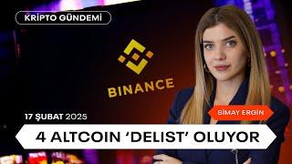 Binance'den 4 Altcoin için 'Delist' Kararı