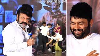 Balakrishna Fun With Thaman | Bhagavanth Kesari Grand Press Meet | Manastars