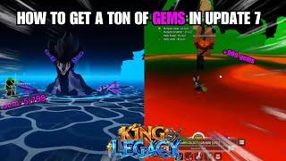 HOW TO GET A TON OF GEMS (King Legacy)