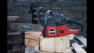 Jonsered 535.  Mounting The Bar And Demonstrate The Saw.