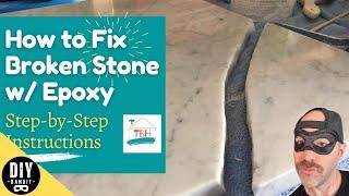 ️ **Epoxy Glue Review** How Strong Is This? Can It Fix a Broken Marble or Stone Slab?