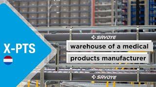 SAVOYE X-PTS (dutch subtitles) in the warehouse of a worldwide producer of medical articles