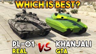 GTA 5 VS REAL : KHANJALI VS PL-01 (WHICH IS BEST?)