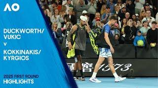 Duckworth/Vukic v Kokkinakis/Kyrgios Highlights | Australian Open 2025 First Round