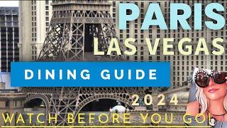 Paris Las Vegas Food Restaurant Tour guide 2024