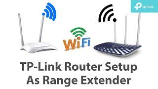 TP-Link Router Setup as Repeater | How to use TP-Link Router As Range Extender | TP-Link Archer C20