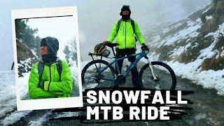 Baraf hi Baraf | Winter Snowfall MTB ride to Dhanaulti | Dehradun