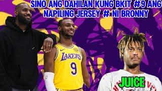 Jersey #9 Ang gagamitin ni Bronny James bkit kaya?