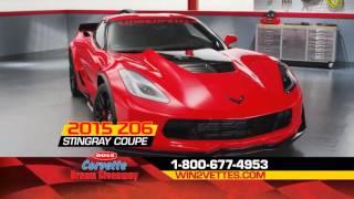 2015 Corvette Dream Giveaway: Win Two Corvettes and Get DOUBLE Tickets Now!