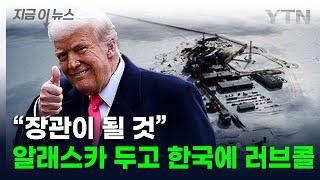 알래스카 향한 트럼프의 천문학적 프로젝트..."한국 참여 희망" [지금이뉴스] / YTN