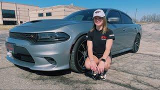 COLLEGE GIRL REVIEWS 2016 DODGE CHARGER SCAT PACK