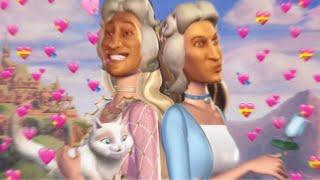 So I edited Barbie as the Princess and the Pauper...