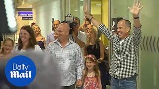 Freedom at last: Emotional return to Australia for Peter Greste - Daily Mail