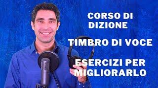 Corso di Dizione - Esercizi: Colori della Voce -Timbro Vocale - Respirazione Diaframmatica