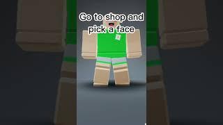 Free roblox faces!