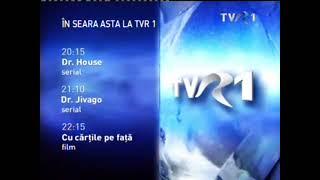 TVR 1 - Line-up + Station ID - 18.02.2009