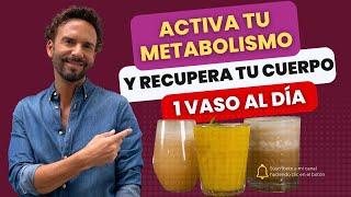 Bebidas para ACTIVAR el METABOLISMO y recupera tu cuerpo | BAJA DE PESO #cheforopeza