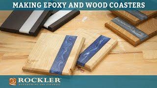 Making Wood and Epoxy Coasters | Woodworking Project