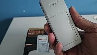 Nokia E60 Eseries Rare mobile phone boxed  Silver....2023