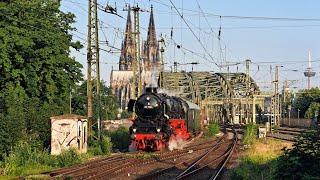 Schlag auf Schlag im Dreizylindertakt - Dampflok 01 1104 auf großer Tour