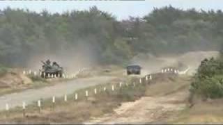 T72 vs Leopard 1 tank race