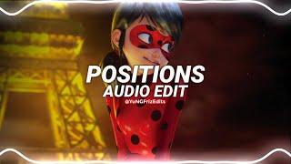 positions - ariana grande [edit audio]