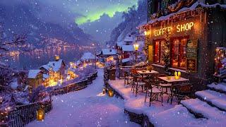 Switzerland Coffee Ambience and Winter Jazz Vibes  Calming Jazz for a Good Mood and Relaxation