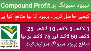 Behbood saving certificates profit rates 2024| Behbood saving certificates latest update| Compound