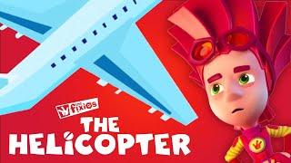 How do Aeroplanes and Helicopters fly? | The Fixies | Cartoons for Kids