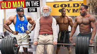 Old Man Powerlifter At Gold's Gym | Anatoly GYM PRANK