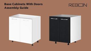 Base Cabinets With Doors - Assembly Guide